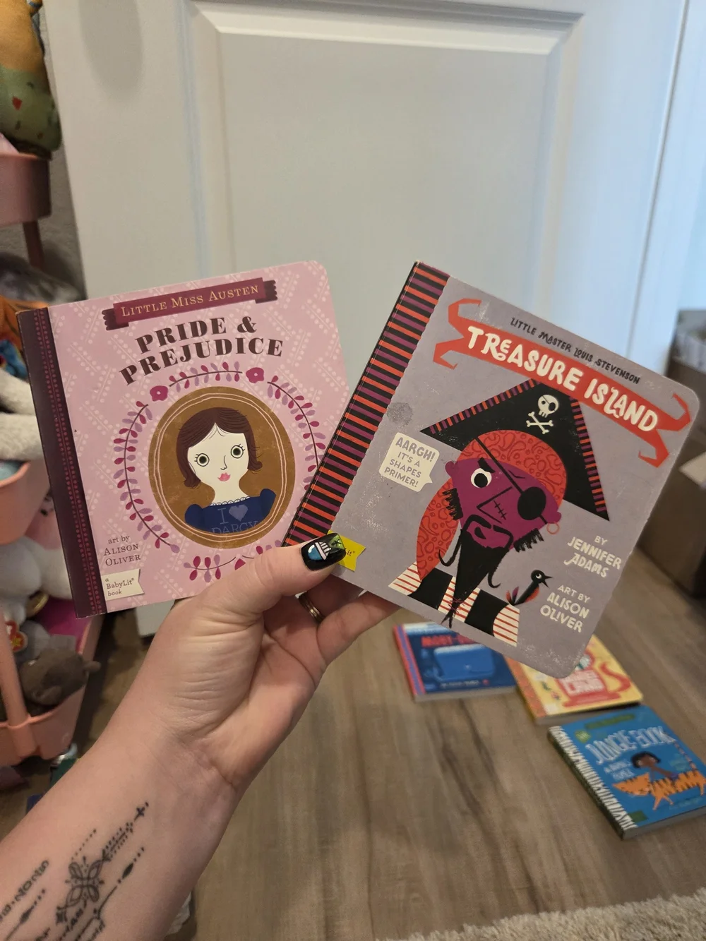 11 BabyLit board books, a series designed to introduce classic literature